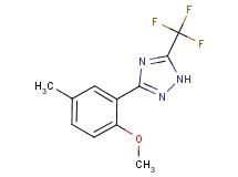 3-(2-methoxy-5-methylphenyl)-5-(trifluoromethyl)-1H-1,2,4-triazole