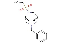 (1S*,5R*)-3-benzyl-6-(ethylsulfonyl)-3,6-diazabicyclo[3.2.2]nonane