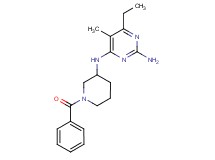 N~4~-(1-benzoylpiperidin-3-yl)-6-ethyl-5-methylpyrimidine-2,4-diamine