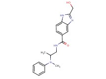 2-(hydroxymethyl)-N-{2-[methyl(phenyl)amino]propyl}-1H-benzimidazole-5-carboxamide