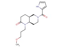 (4aS*,8aR*)-1-(3-methoxypropyl)-6-(1H-pyrrol-2-ylcarbonyl)octahydro-1,6-naphthyridin-2(1H)-one
