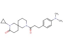2-cyclopropyl-8-{3-[4-(dimethylamino)phenyl]propanoyl}-2,8-diazaspiro[5.5]undecan-3-one
