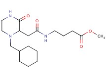 methyl 4-({[1-(cyclohexylmethyl)-3-oxo-2-piperazinyl]acetyl}amino)butanoate