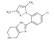 2-[4-chloro-2-(3,5-dimethyl-1H-pyrazol-1-yl)phenyl]-4,5,6,7-tetrahydro-1H-imidazo[4,5-c]pyridine dihydrochloride