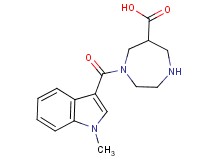 1-[(1-methyl-1H-indol-3-yl)carbonyl]-1,4-diazepane-6-carboxylic acid