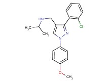 N-{[3-(2-chlorophenyl)-1-(4-methoxyphenyl)-1H-pyrazol-4-yl]methyl}-2-propanamine