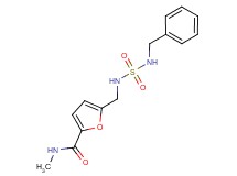 5-({[(benzylamino)sulfonyl]amino}methyl)-N-methyl-2-furamide