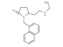 5-[2-(ethylamino)ethyl]-1-(1-naphthylmethyl)-2-pyrrolidinone