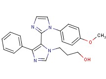 3-[1-(4-methoxyphenyl)-5'-phenyl-1H,3'H-2,4'-biimidazol-3'-yl]propan-1-ol