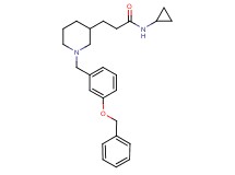 3-{1-[3-(benzyloxy)benzyl]-3-piperidinyl}-N-cyclopropylpropanamide