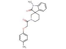 1-methyl-1'-[(4-methylphenoxy)acetyl]spiro[indole-3,3'-piperidin]-2(1H)-one