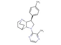 (2R*,3S*,6R*)-3-(4-methylphenyl)-5-(3-methyl-2-pyrazinyl)-1,5-diazatricyclo[5.2.2.0~2,6~]undecane