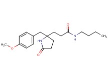 N-butyl-3-[2-(4-methoxybenzyl)-5-oxo-2-pyrrolidinyl]propanamide