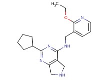 2-cyclopentyl-N-[(2-ethoxypyridin-3-yl)methyl]-6,7-dihydro-5H-pyrrolo[3,4-d]pyrimidin-4-amine