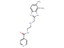 N-(2-{[(6,7-dimethyl-1H-benzimidazol-2-yl)methyl]amino}ethyl)isonicotinamide