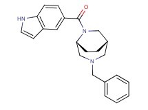 (1S*,5R*)-3-benzyl-6-(1H-indol-5-ylcarbonyl)-3,6-diazabicyclo[3.2.2]nonane