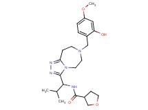 N-{1-[7-(2-hydroxy-4-methoxybenzyl)-6,7,8,9-tetrahydro-5H-[1,2,4]triazolo[4,3-d][1,4]diazepin-3-yl]-2-methylpropyl}tetrahydro-3-furancarboxamide