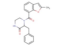 3-benzyl-4-[(2-methyl-1-benzofuran-7-yl)carbonyl]piperazin-2-one