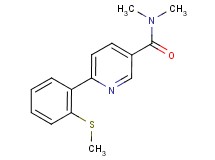 N,N-dimethyl-6-[2-(methylthio)phenyl]nicotinamide