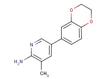 5-(2,3-dihydro-1,4-benzodioxin-6-yl)-3-methylpyridin-2-amine