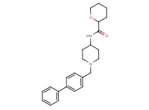 N-[1-(biphenyl-4-ylmethyl)piperidin-4-yl]tetrahydro-2H-pyran-2-carboxamide