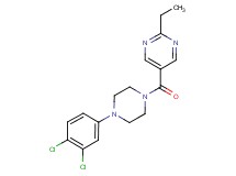 5-{[4-(3,4-dichlorophenyl)-1-piperazinyl]carbonyl}-2-ethylpyrimidine