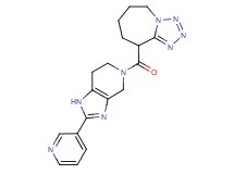 9-[(2-pyridin-3-yl-1,4,6,7-tetrahydro-5H-imidazo[4,5-c]pyridin-5-yl)carbonyl]-6,7,8,9-tetrahydro-5H-tetrazolo[1,5-a]azepine