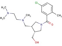 ((3R*,4R*)-1-(5-chloro-2-methylbenzoyl)-4-{[[2-(dimethylamino)ethyl](methyl)amino]methyl}pyrrolidin-3-yl)methanol