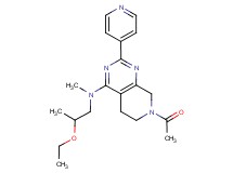 7-acetyl-N-(2-ethoxypropyl)-N-methyl-2-pyridin-4-yl-5,6,7,8-tetrahydropyrido[3,4-d]pyrimidin-4-amine