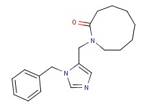 1-[(1-benzyl-1H-imidazol-5-yl)methyl]azonan-2-one