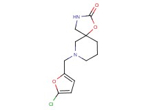 7-[(5-chloro-2-furyl)methyl]-1-oxa-3,7-diazaspiro[4.5]decan-2-one