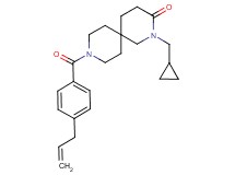 9-(4-allylbenzoyl)-2-(cyclopropylmethyl)-2,9-diazaspiro[5.5]undecan-3-one