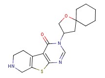 3-(1-oxaspiro[4.5]dec-3-yl)-5,6,7,8-tetrahydropyrido[4',3':4,5]thieno[2,3-d]pyrimidin-4(3H)-one hydrochloride