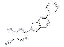 4-amino-2-(2-phenyl-5,7-dihydro-6H-pyrrolo[3,4-d]pyrimidin-6-yl)pyrimidine-5-carbonitrile