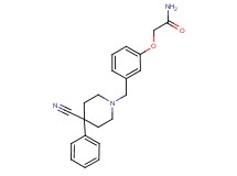 2-{3-[(4-cyano-4-phenylpiperidin-1-yl)methyl]phenoxy}acetamide