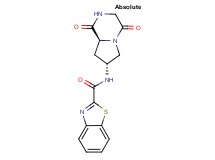 N-[(7R,8aS)-1,4-dioxooctahydropyrrolo[1,2-a]pyrazin-7-yl]-1,3-benzothiazole-2-carboxamide