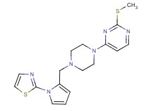 2-(methylthio)-4-(4-{[1-(1,3-thiazol-2-yl)-1H-pyrrol-2-yl]methyl}piperazin-1-yl)pyrimidine