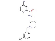 4-amino-N-{[1-(3-methylbenzyl)piperidin-3-yl]methyl}pyridine-2-carboxamide