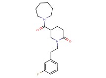 5-(1-azepanylcarbonyl)-1-[2-(3-fluorophenyl)ethyl]-2-piperidinone