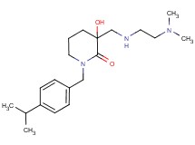 3-({[2-(dimethylamino)ethyl]amino}methyl)-3-hydroxy-1-(4-isopropylbenzyl)piperidin-2-one