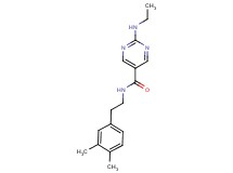 N-[2-(3,4-dimethylphenyl)ethyl]-2-(ethylamino)pyrimidine-5-carboxamide