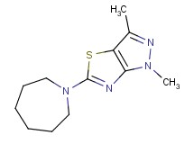 5-azepan-1-yl-1,3-dimethyl-1H-pyrazolo[3,4-d][1,3]thiazole