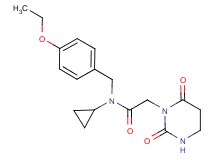 N-cyclopropyl-2-(2,6-dioxotetrahydropyrimidin-1(2H)-yl)-N-(4-ethoxybenzyl)acetamide