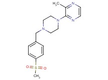 2-methyl-3-{4-[4-(methylsulfonyl)benzyl]piperazin-1-yl}pyrazine
