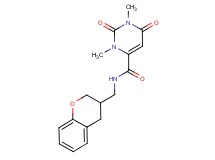 N-(3,4-dihydro-2H-chromen-3-ylmethyl)-1,3-dimethyl-2,6-dioxo-1,2,3,6-tetrahydropyrimidine-4-carboxamide