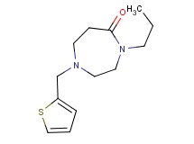 4-propyl-1-(2-thienylmethyl)-1,4-diazepan-5-one