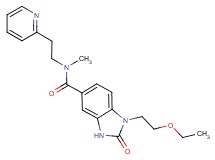 1-(2-ethoxyethyl)-N-methyl-2-oxo-N-(2-pyridin-2-ylethyl)-2,3-dihydro-1H-benzimidazole-5-carboxamide