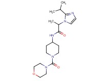 2-(2-isopropyl-1H-imidazol-1-yl)-N-[1-(4-morpholinylcarbonyl)-4-piperidinyl]propanamide