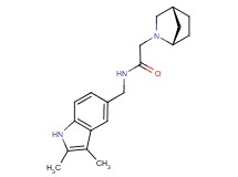 2-[(1S*,4R*)-2-azabicyclo[2.2.1]hept-2-yl]-N-[(2,3-dimethyl-1H-indol-5-yl)methyl]acetamide