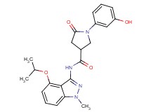 1-(3-hydroxyphenyl)-N-(4-isopropoxy-1-methyl-1H-indazol-3-yl)-5-oxopyrrolidine-3-carboxamide